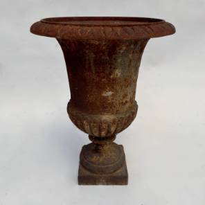 A 19th Century Cast Iron Medici Urn